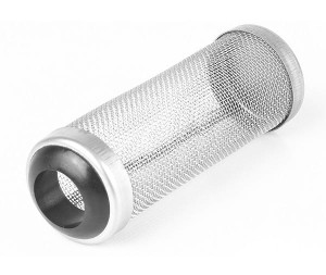 Stalowy prefiltr z siatką na rurę 16mm (śr. 3cm, wys. 8,5cm)