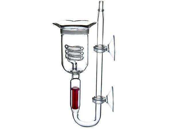 Szklany dyfuzor co2 3w1 spiralny z zaworkiem