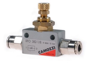 ZAWOREK PRECYZYJNY DŁAWIK CO2 CAMOZZI + złączki - GWINT 1/8