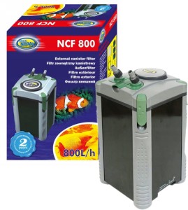 Filtr zewnętrzny Aqua Nova NCF-800 akwarium do 200l + gratis