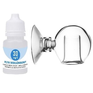 Orbi ball indykator test co2 przyssawka + płyn 10ml