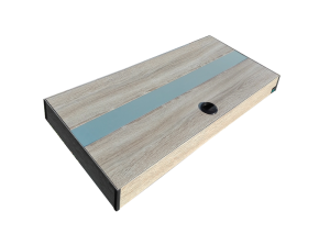 Pokrywa aluminiowa minialu 80x35 18w led 17 kolorów