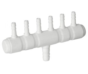 Rozdzielacz powietrza plastikowy na 6 wyjść