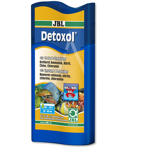 Jbl detoxol 100ml usuwa z akwarium nh3 nh4 no2 cl2