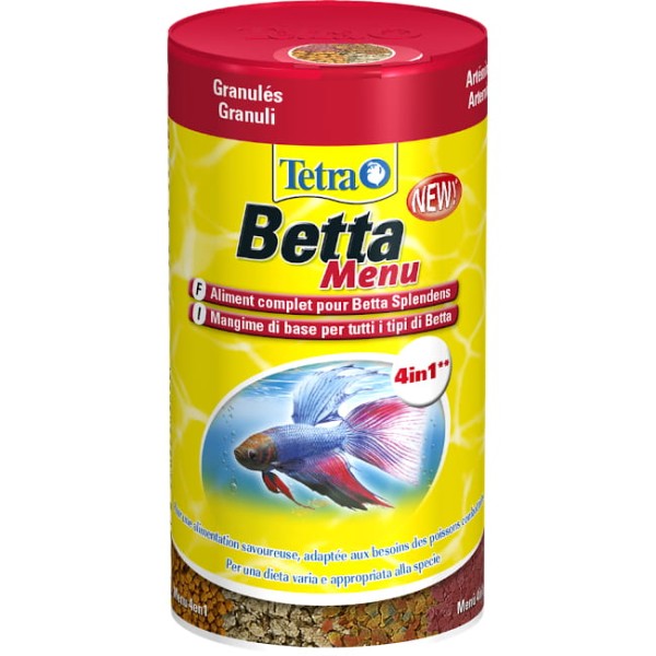 Tetra betta menu 100ml pokarm dla bojownika 4w1