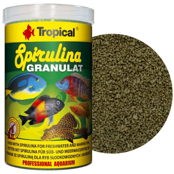 Tropical spirulina granulat 100ml pokarm dla ryb