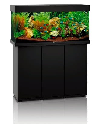 Juwel Rio czarny 180 akwarium z oświetleniem LED + szafka