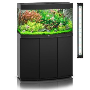 Juwel Vision czarny 180 akwarium z oświetleniem Helialux + szafka