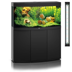 Juwel Vision czarny 260 akwarium z oświetleniem Helialux + szafka
