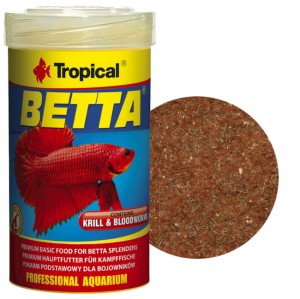 Tropical betta płatki 100ml pokarm dla bojownika