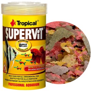 Tropical Supervit 250ml Pokarm Premium Dla Ryb Płatki