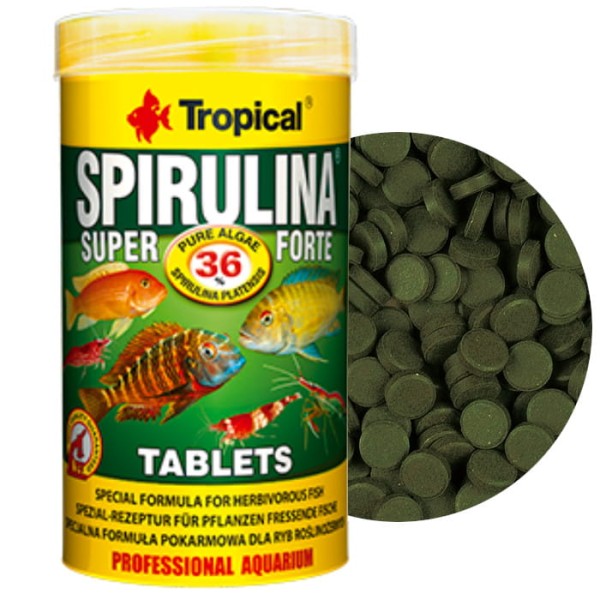 Tropical super spirulina forte tablets 250ml 150g