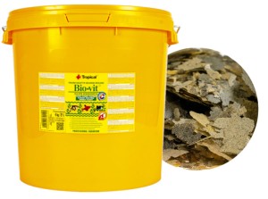 Tropical Bio-Vit Wiaderko 21l/4kg Pokarm Roślinny Dla Ryb Płatki