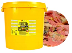 Tropical Ichtio-Vit Wiaderko 21l/4kg Pokarm Płatki
