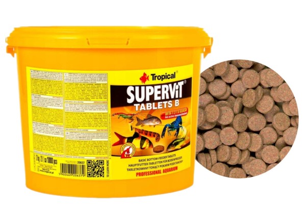 Tropical supervit tablets b wiaderko 2kg 10000tab