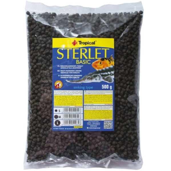 Tropical Sterlet Basic M 1l pokarm dla jesiotrów