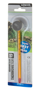 Aquael termometr żółty akwarium