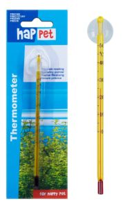Happet termomemtr do akwarium cienki z przyssawką