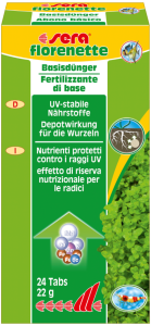 Sera florenette - tabletki dla roślin akwariowych 24szt.