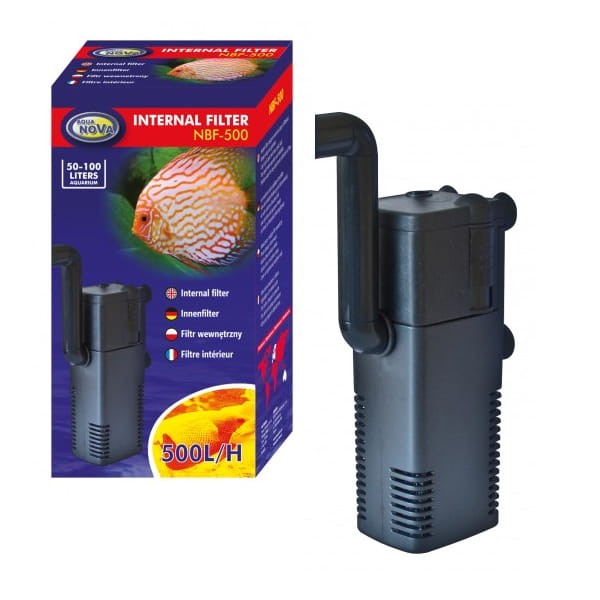 Filtr wewnętrzny nbf-500 akwarium 50-100l 500l/h