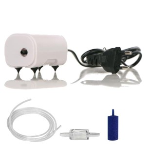 Mini pompka napowietrzacz 1w 180l/h zestaw do akwarium 10-30l