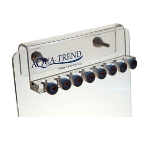 Uchwyt na osiem wężyków dozujących ze śrubami