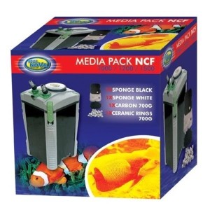 Komplet wkładów do filtra Aqua Nova NCF 1000/1200/1500