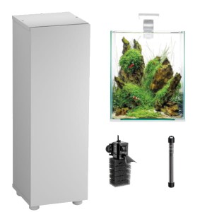 Aquael Shrimp Set biały Day&Night 30l akwarium z szafką