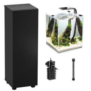 Aquael Shrimp Set czarny Day&Night 30l AKWARIUM z szafką