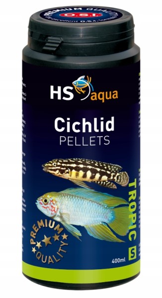 Hs osi cichlid pellets s 400ml/160g pielęgnice