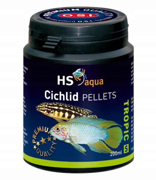 Hs osi cichlid pellets s 200ml/80g pielęgnice