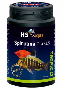 Hs osi spirulina flakes 1000ml/190g pokarm dla ryb