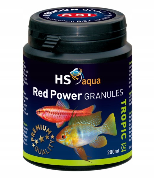 Hs osi red granulat xs 200ml/120g pokarm dla ryb