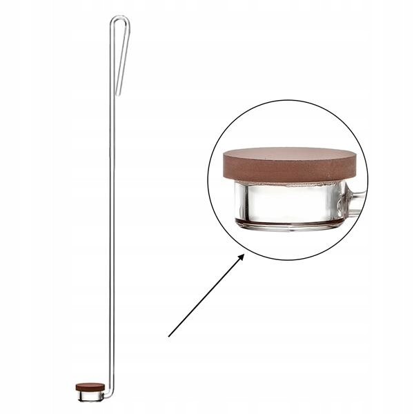 Dyfuzor akrylowy kolanko CO2 do akwarium L 28cm
