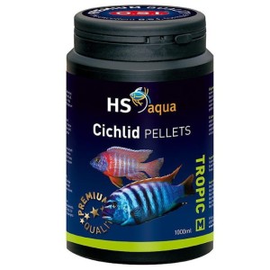 Hs osi cichlid pellets m 1000ml/525g pokarm pielęgnic granulat
