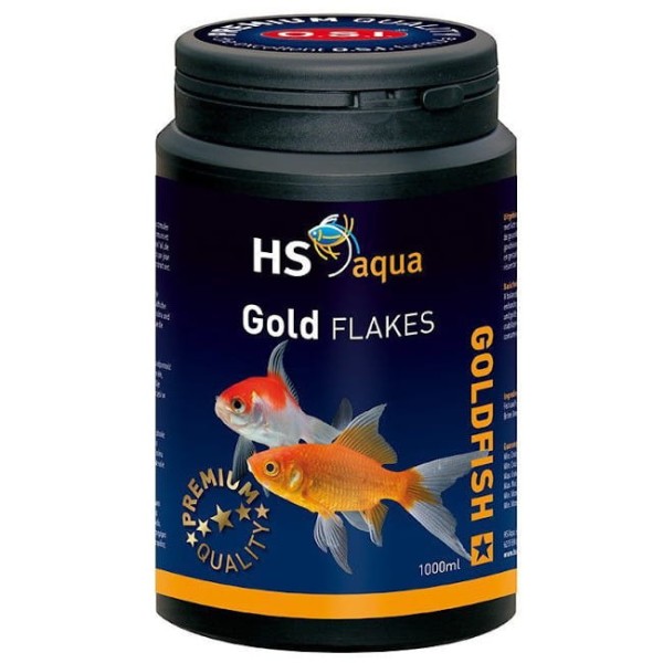 Hs osi gold flakes 1000ml/200g płatki dla złotych rybek