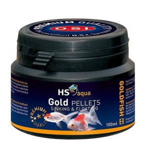 Hs osi gold pellets 100ml/45g pokarm złota rybka