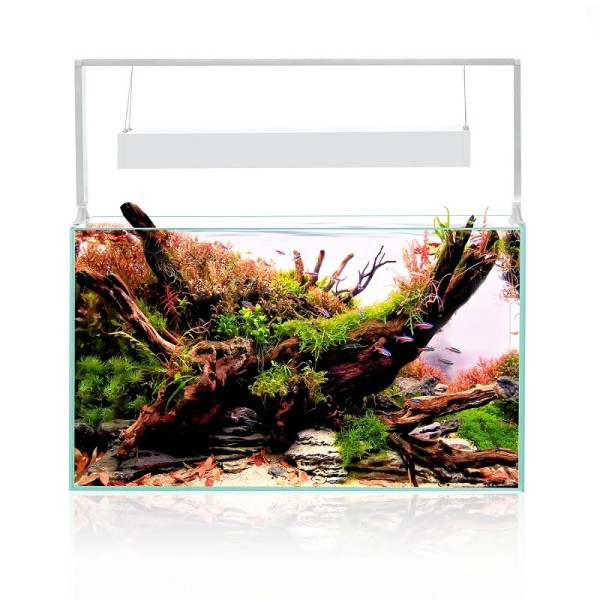 Aquael UltraScape Set Snow akwarium 65l z oświetleniem LED 3x10w