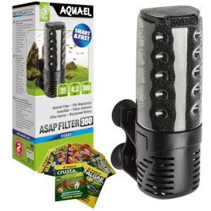Aquael Asap 300 filtr wewnętrzny akwarium do 100l + gratis