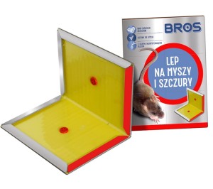 Lep klej łapka pułapka na myszy i szczury bros