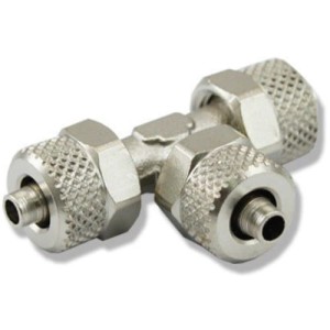 Trójnik metalowy zaciskowy t 6mm