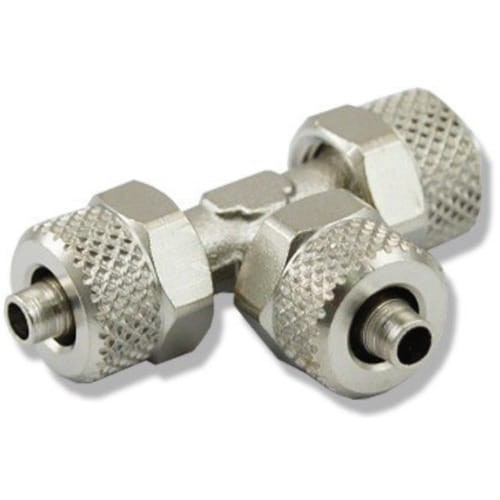 Trójnik metalowy zaciskowy t 6mm