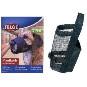 Kaganiec materiałowy z siatką dla małego psa s/m