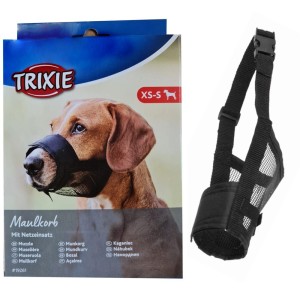 Kaganiec materiałowy z siatką dla małego psa s