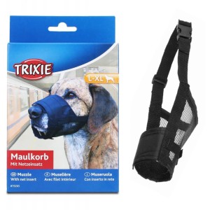 Kaganiec materiałowy z siatką dla dużego psa l/xl