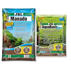 JBL zestaw podłoża manado 10l + AquaBasis 2.5l
