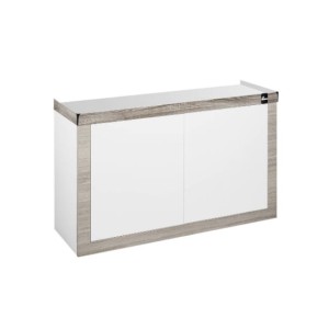 Diversa fine szafka pod akwarium prosta 120x50x70cm biało-truflowa