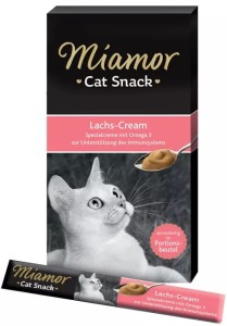Przysmak dla kota miamore cat snack łosoś 6x15g