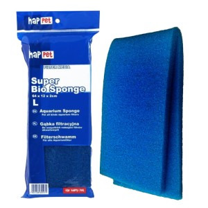 Bio sponge gabka super l filtracyjna do akwarium 64x12x2