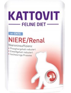 Kattovit niere renal kaczka dla kota 85g na nerki